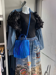 Fringe Leather Bag