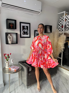 Deborah Color-block Dress