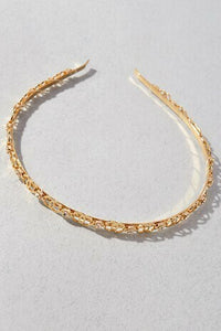 Gold with Rhinestones Band