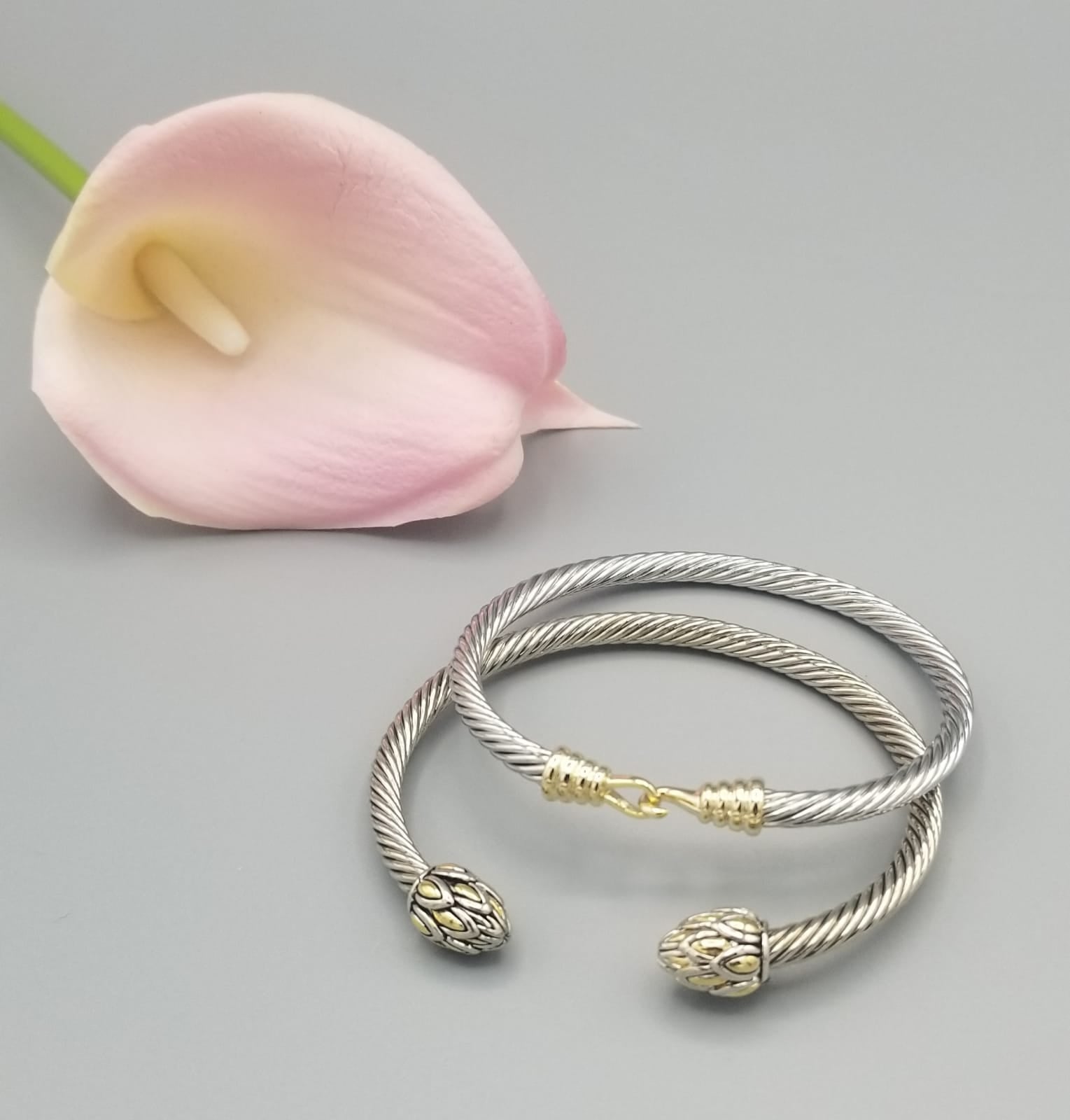 SS Silver & Gold Bracelet