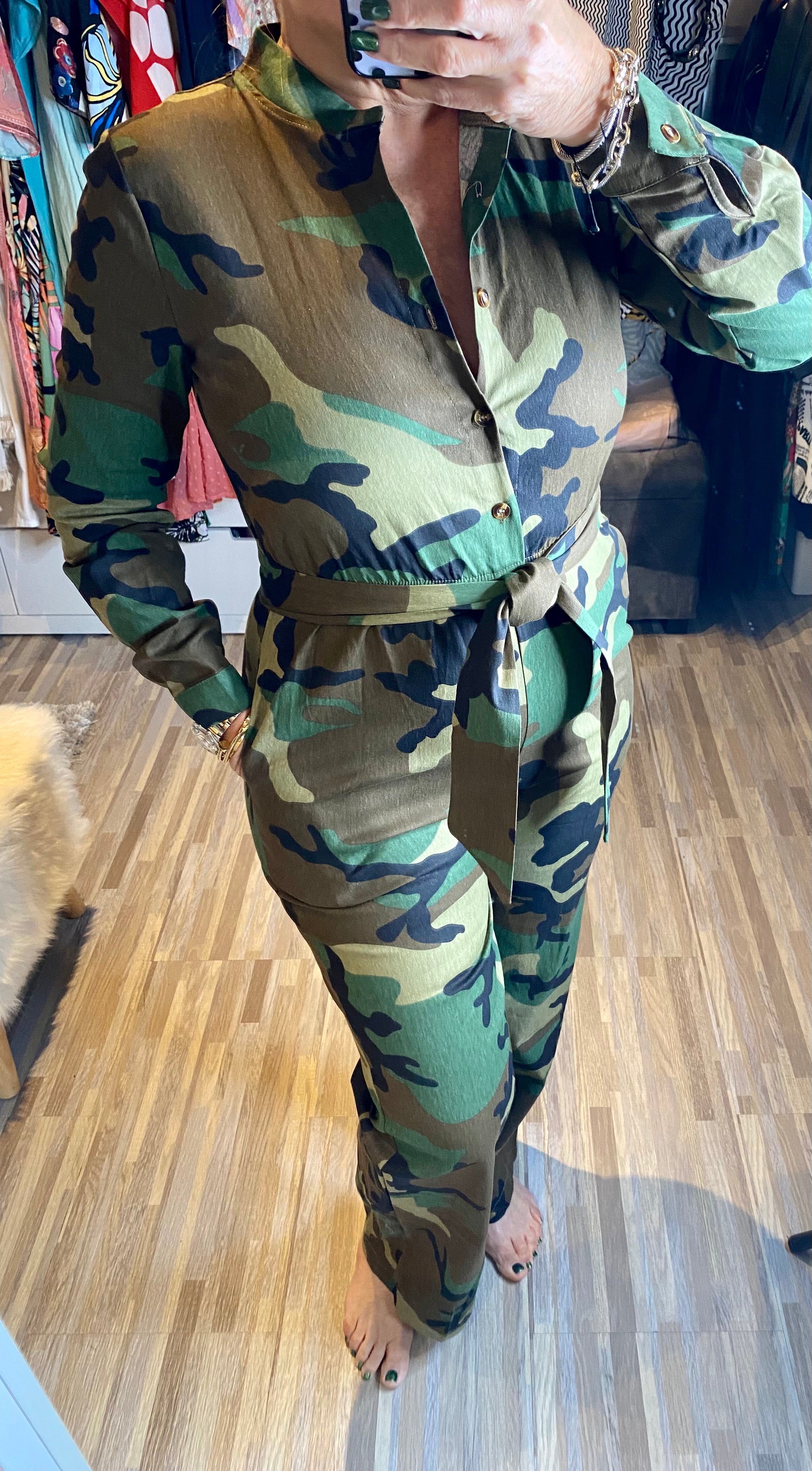 Jinny Camo Jumpsuit